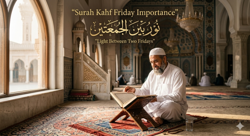Surah Kahf Friday importance and benefits in Islam