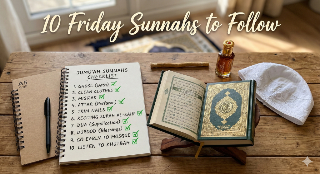 friday sunnah checklist