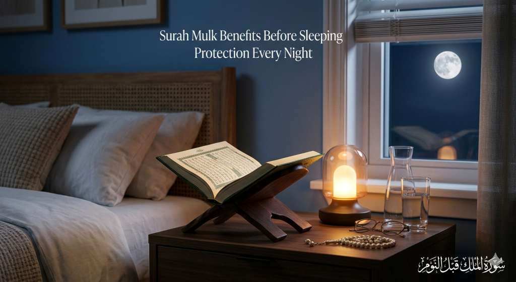 Surah Mulk benefits before sleeping
