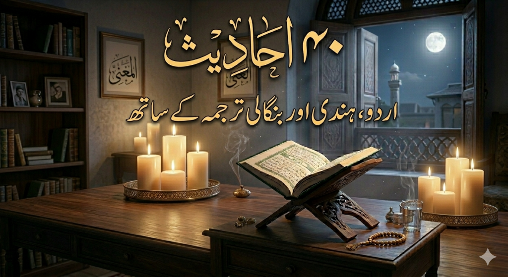 40 Hadith with Urdu, Hindi & Bengali Translation